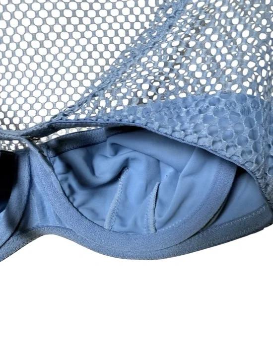 NWT Small Urban Outfitters Light Blue Mesh Cover-Up with Tag - Picture 8 of 8